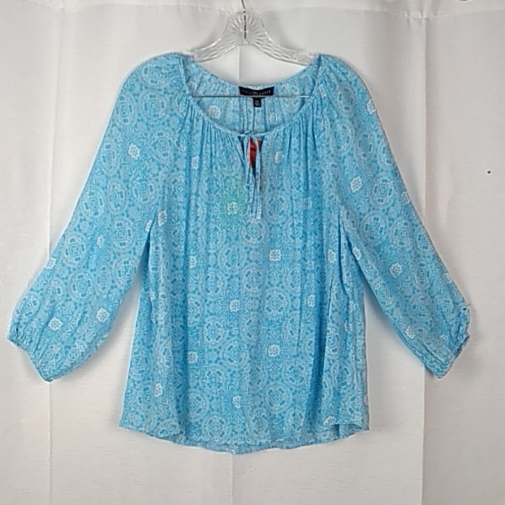 Fred David long sleeve blouse size PXL